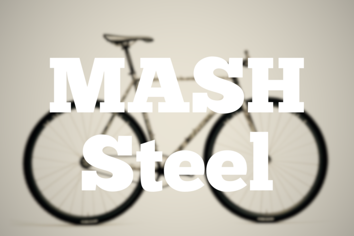 mash steel Sサイズ　ピスト完成車　トラック　直接引渡し限定 MASH* steel frame set (orange/yellow fade) - BLUE LUG ONLINE
