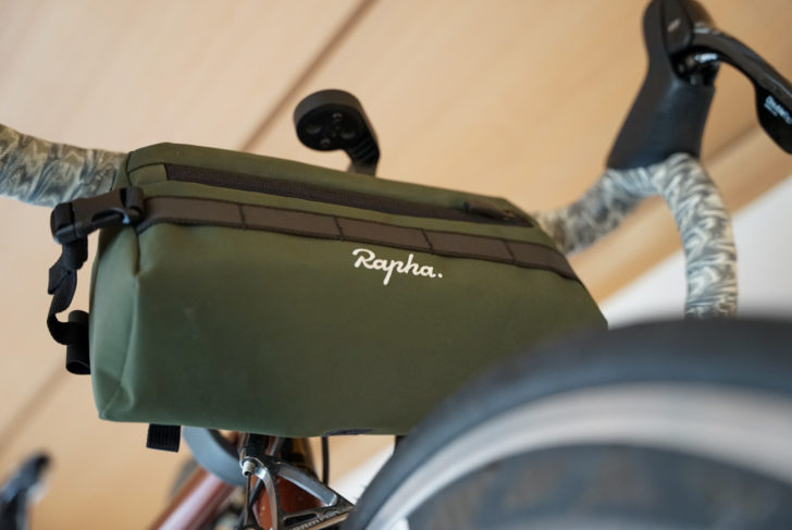 Rapha Bar Bag】Raphaのハンドルバーバッグはロングライドの強い味方